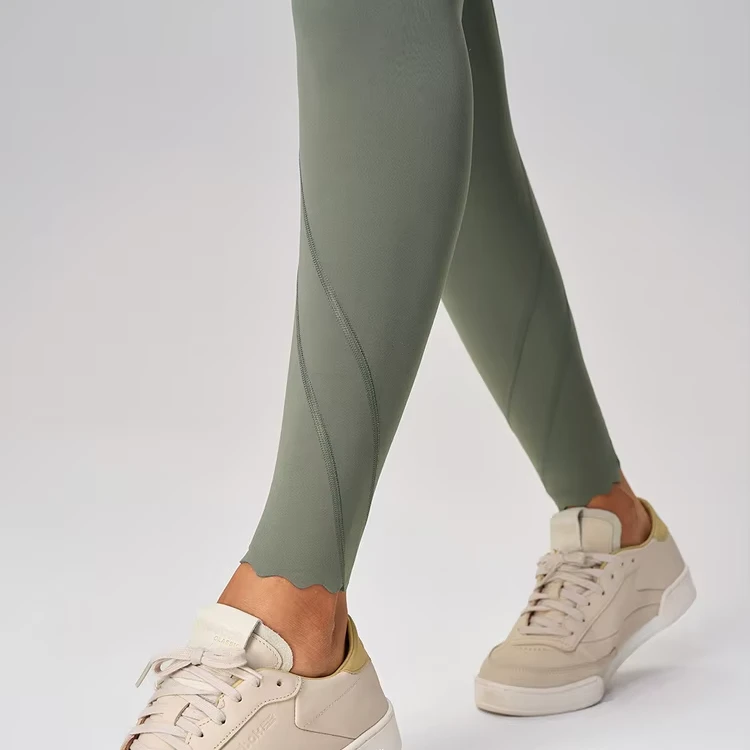 Women's High-Waisted Seamless Yoga Pants Stretchy Shaping Breathable Quick-Drying Tight-Fitting Cropped Sports for Running Solid