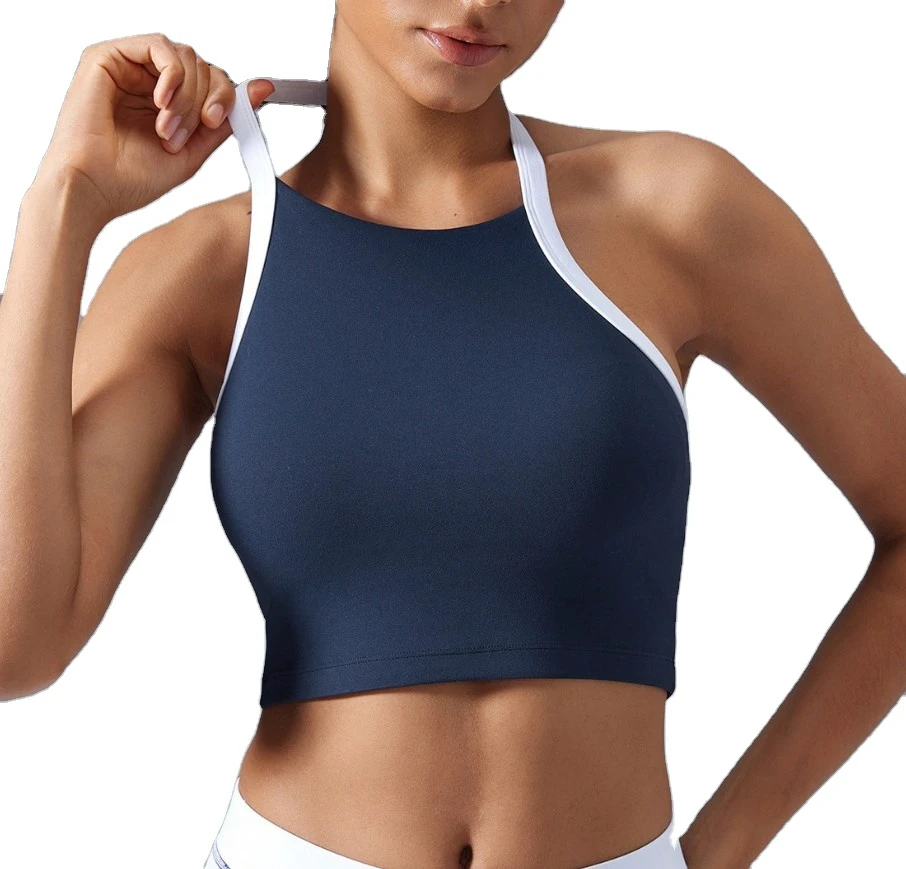 Fashion Women Sexy Back Halter Activewear Fitness Yoga Gym Sports Bra