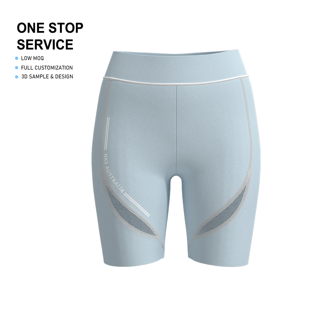 Popular Ladies Classic High Waist Peach Hip Gymwear Solid Tight Fitting Trousers Butt Lifting Yoga Shorts Women