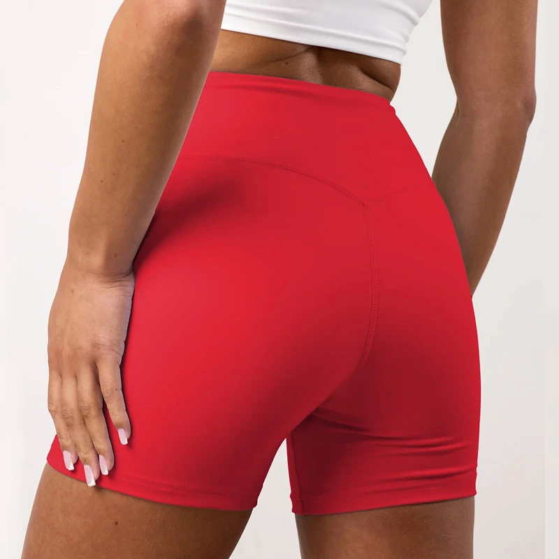 Custom Women's Breathable Quick Drying Gym Yoga Pants High Waisted Sports Shorts for Women