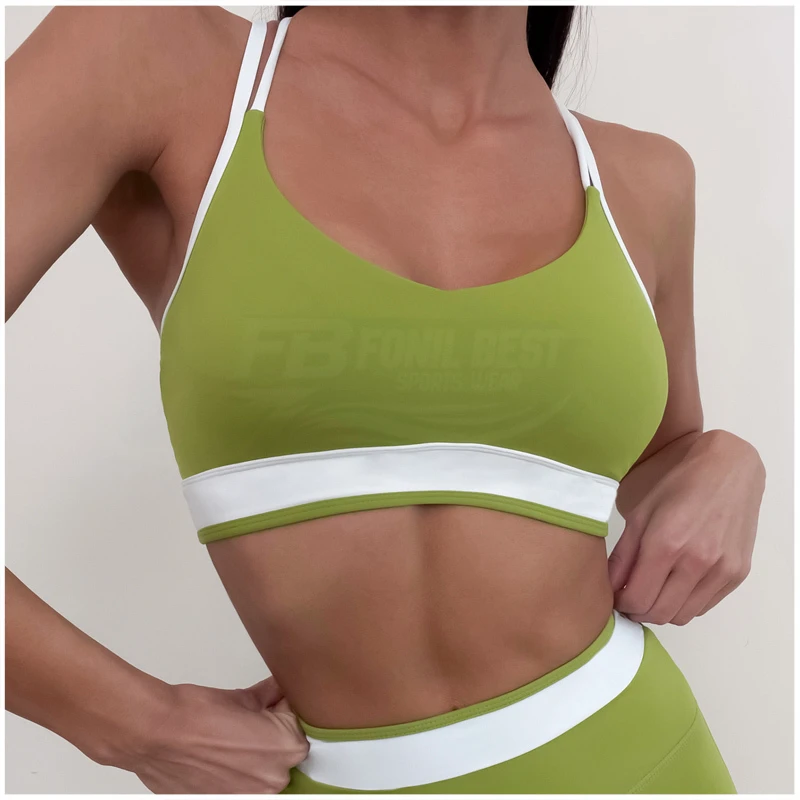 Women's High Waisted Yoga Pants 2-Piece Set Spandex/Nylon 2-Way Stretch Tummy Control Side Pockets Drawstring Front Eco-Friendly