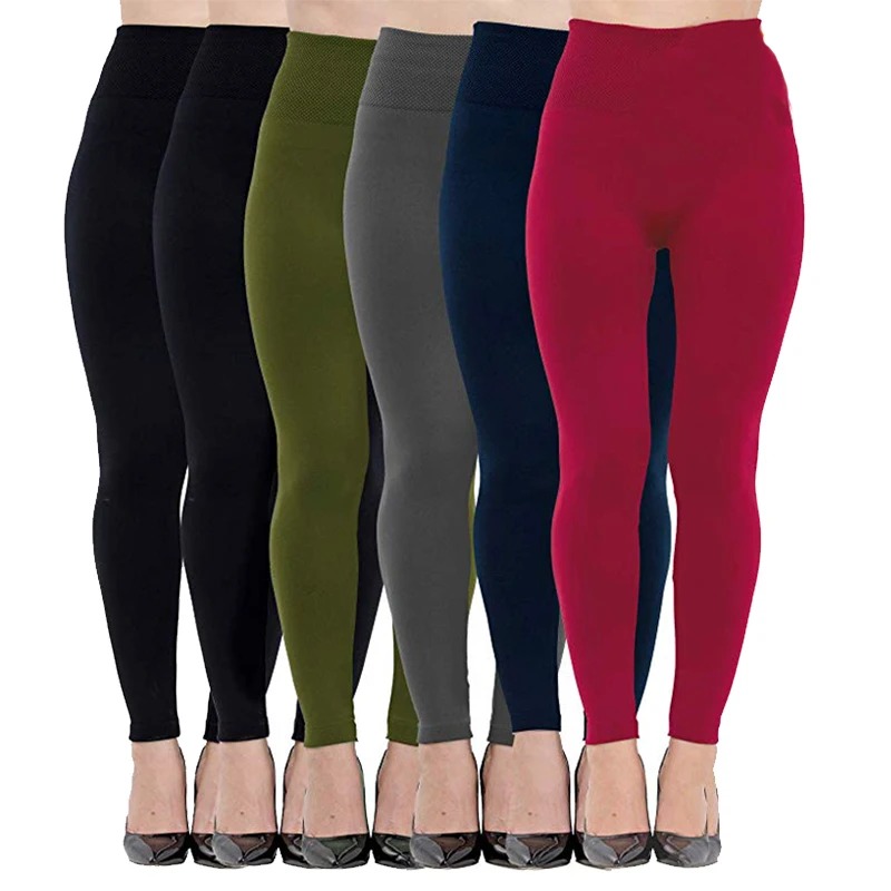 OEM Women's Solid Breathable Seamless Yoga Leggings With Four-Way Stretch Quick Dry For Gym Fitness Running