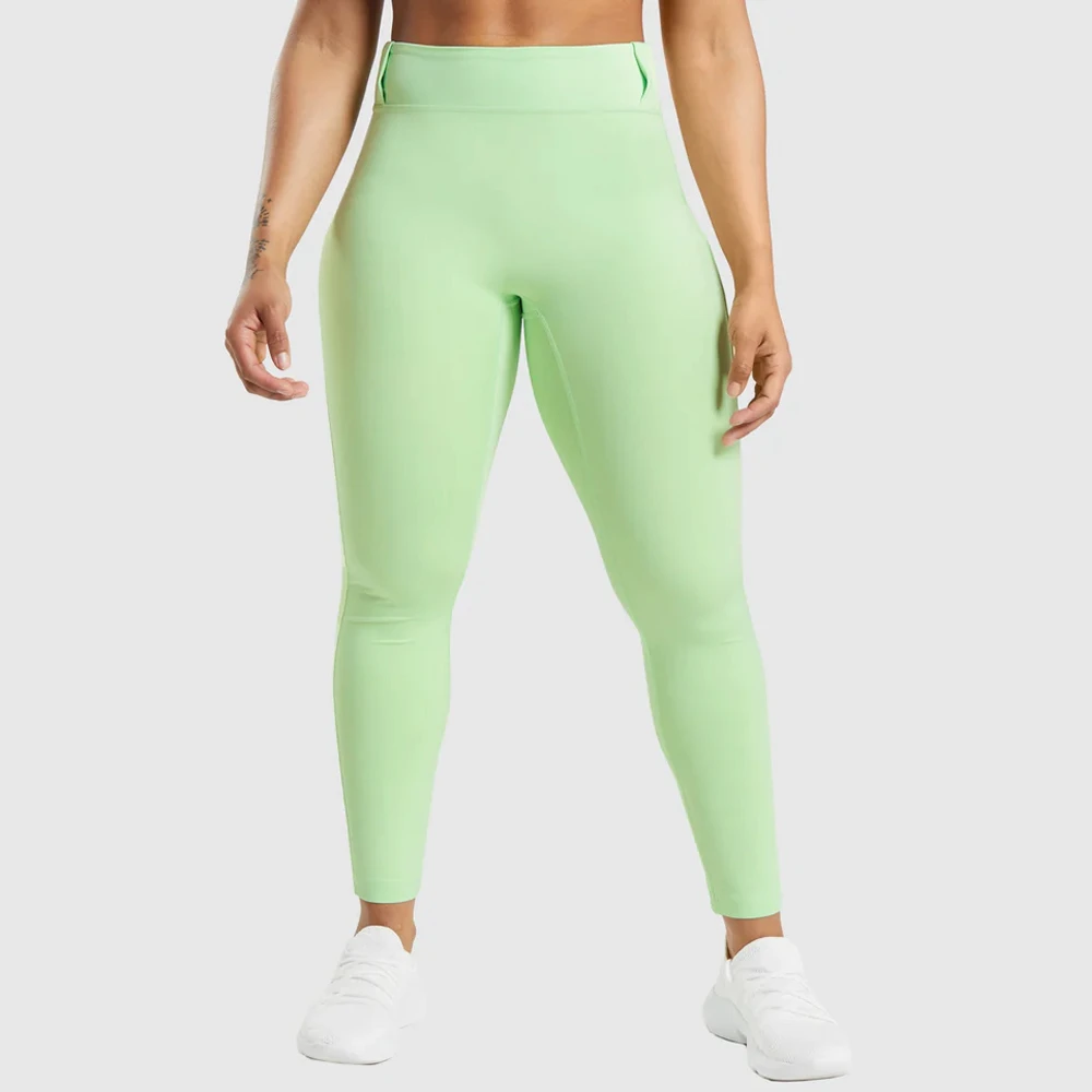 High Quality Breathable Solid Women Leggings Yoga-High Waisted Four-Way Stretch Quick Dry Ankle-Length Custom Size Color Loose