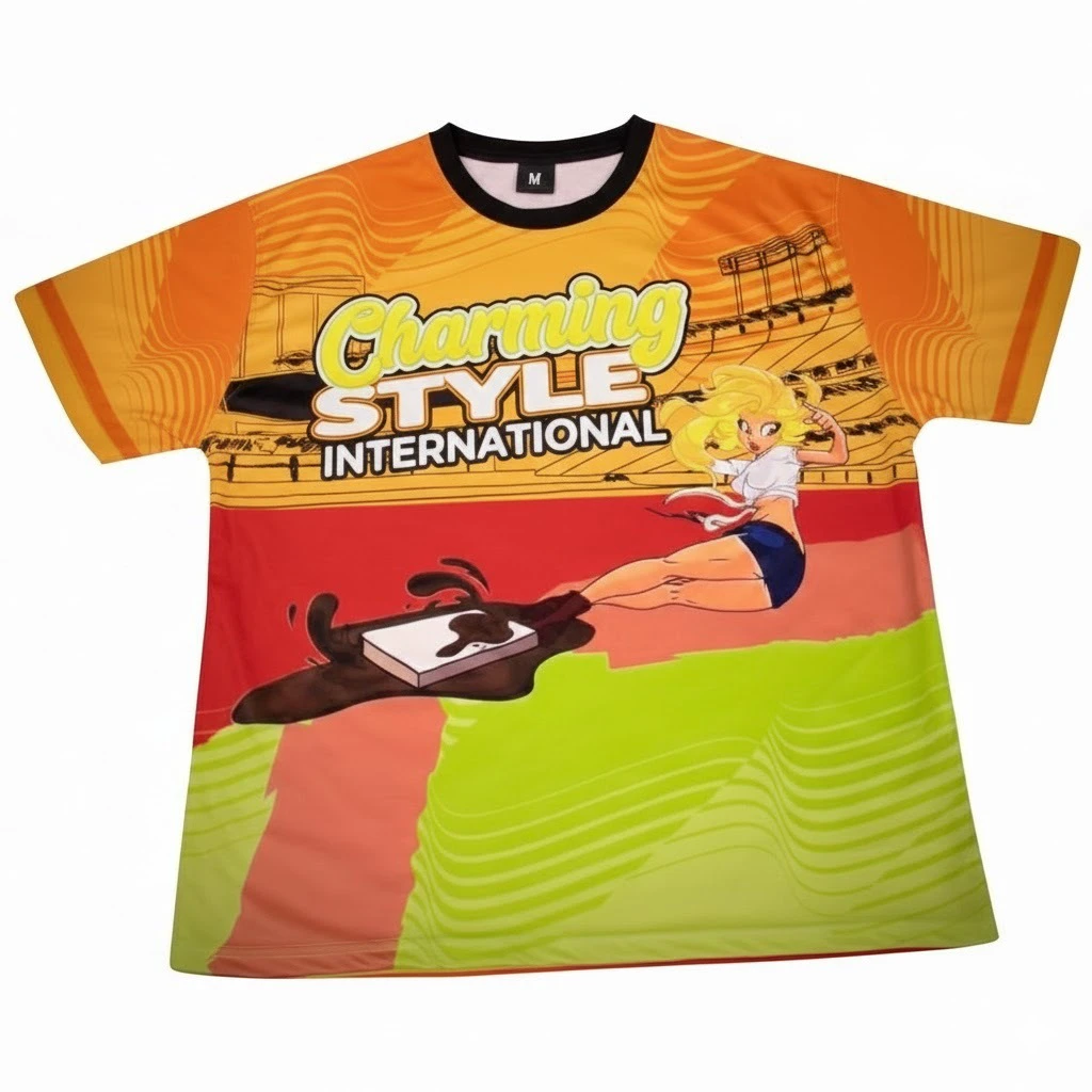 NEW trending fashion anime print printed T-shirt neutral fashion anime casual comfortable short sleeved top in reasonable prices