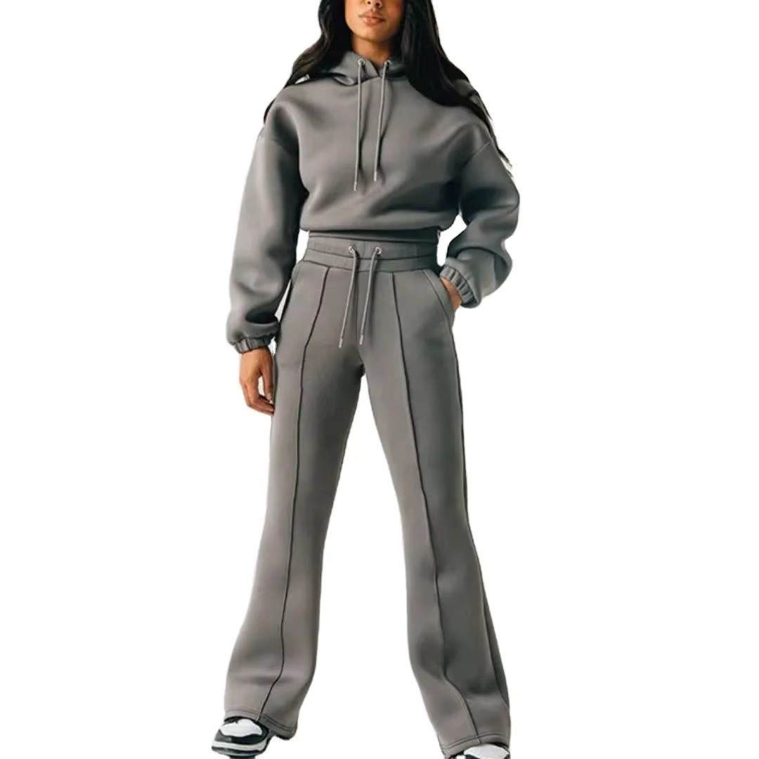 Women Winter Casual Breathable Printed Fitness Tracksuit for Gym Workout Training Running Yoga Jogging and Outdoor Sportswear