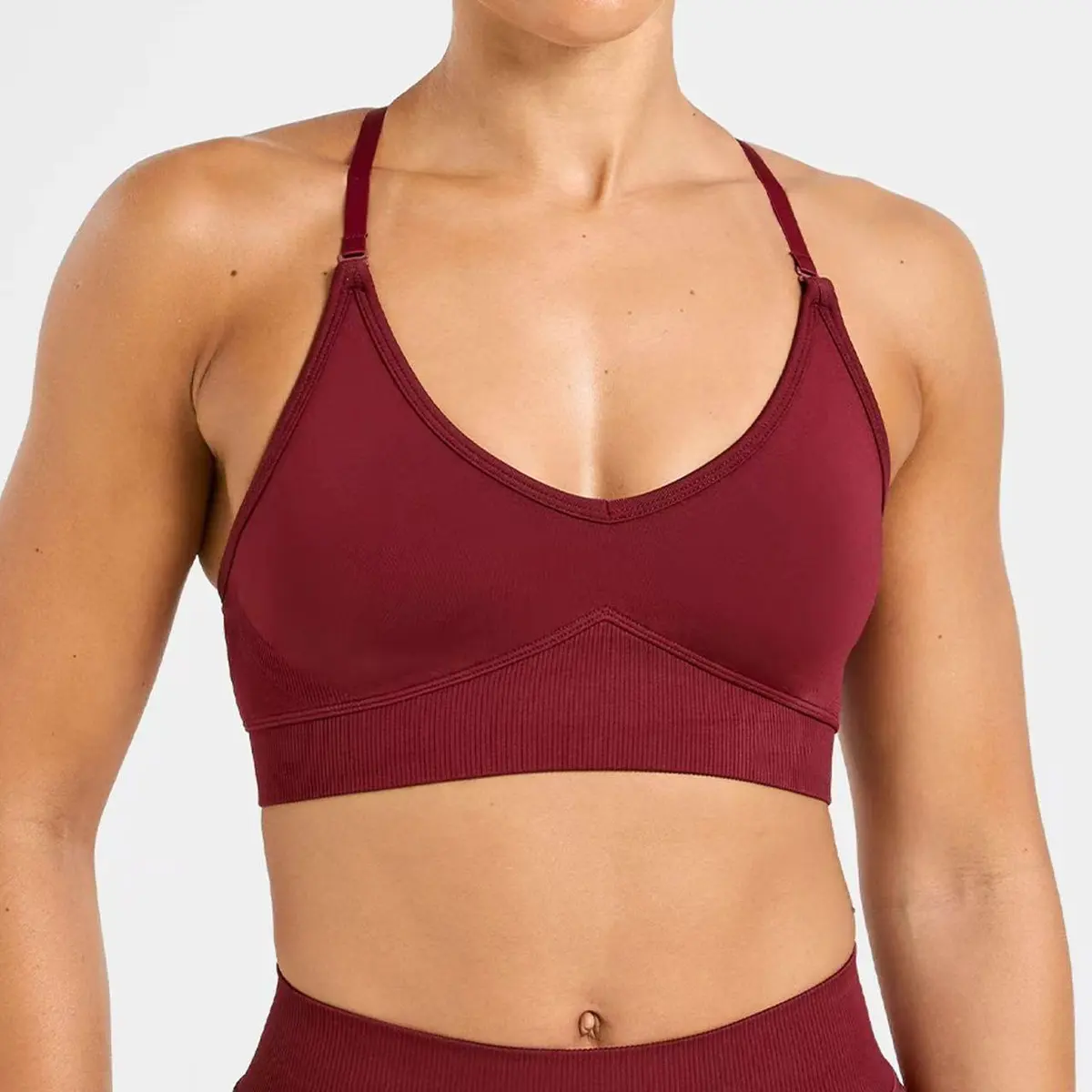 New Adjustable Shoulder Straps Fitness Workout High quality High Support Women Bra