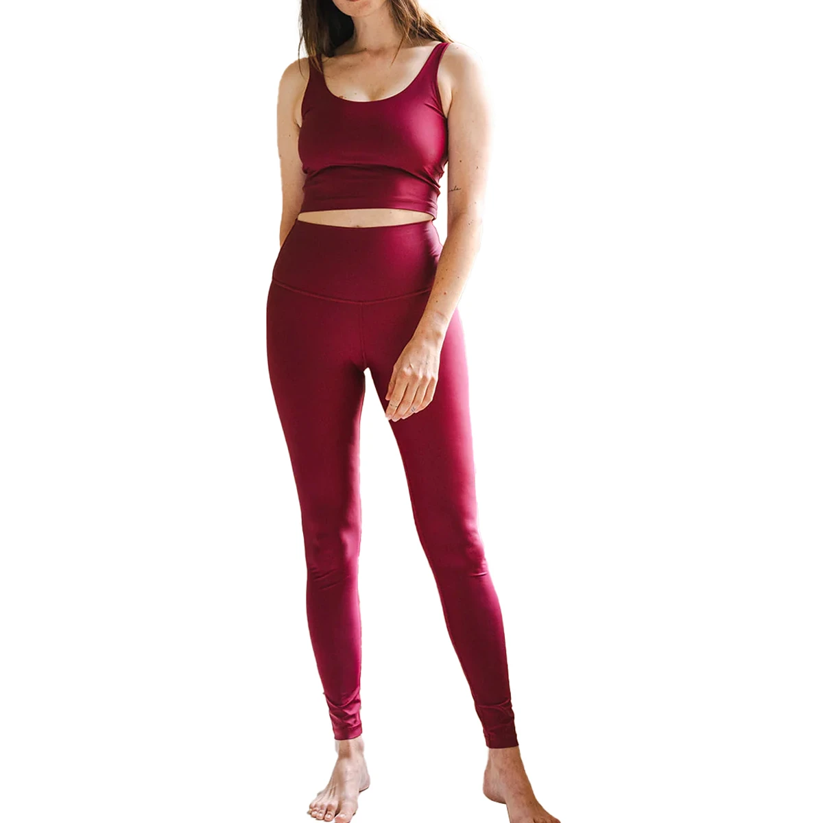 Fitness & Yoga Wear Women High Waist Sportswear Women Yoga Legging & Bra Yoga Set Top Wear