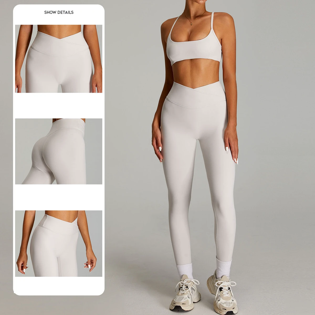 Breathable Quick-drying Soft Comfortable Sports Pants High-waist Tight Gym Fitness Leggings Cross Outdoor Yoga Pants for Women