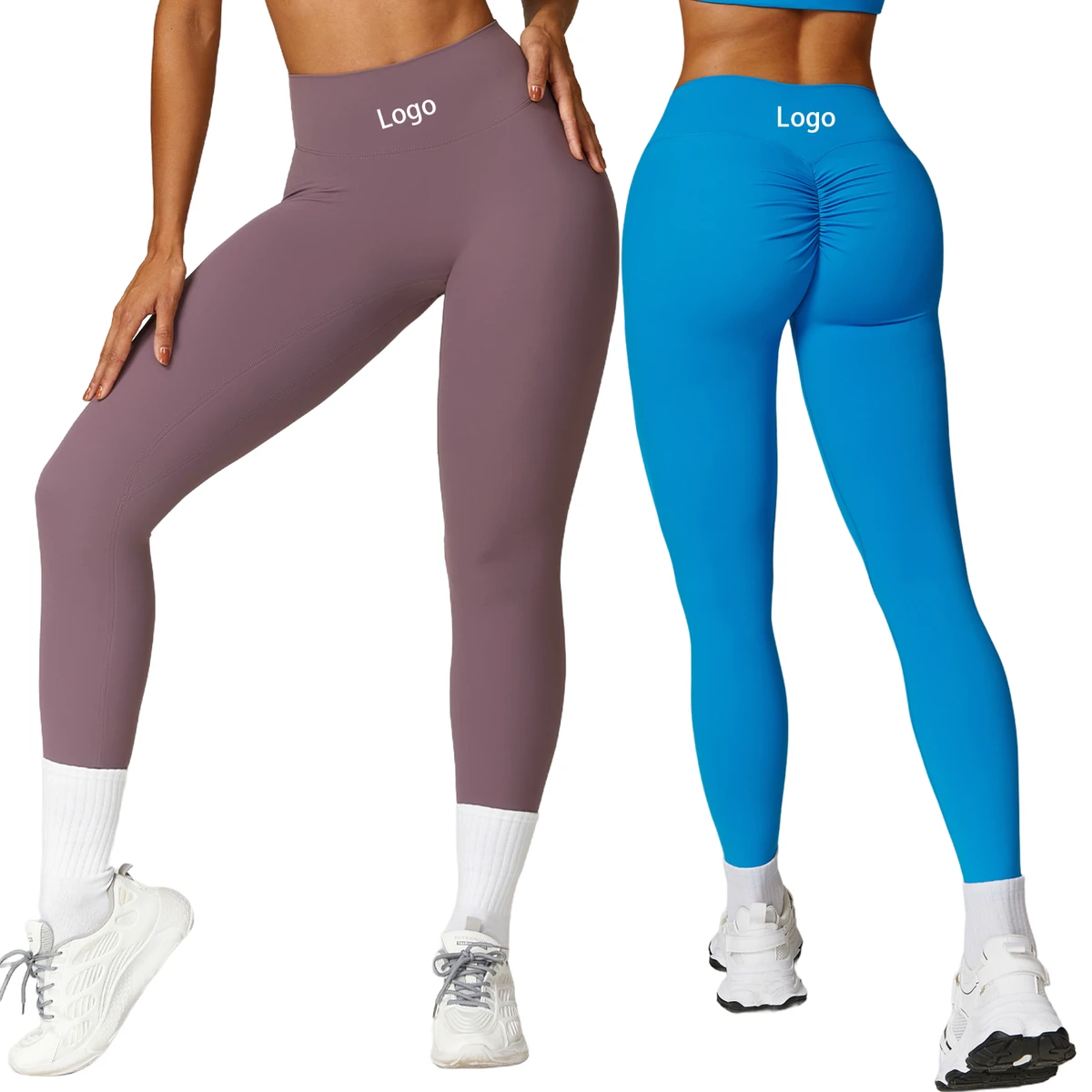 Quick-drying Tight Yoga Pants Abrasion Belly Lifting Buttocks High Waist Fitness Pants Outside Running Exercise Leggings