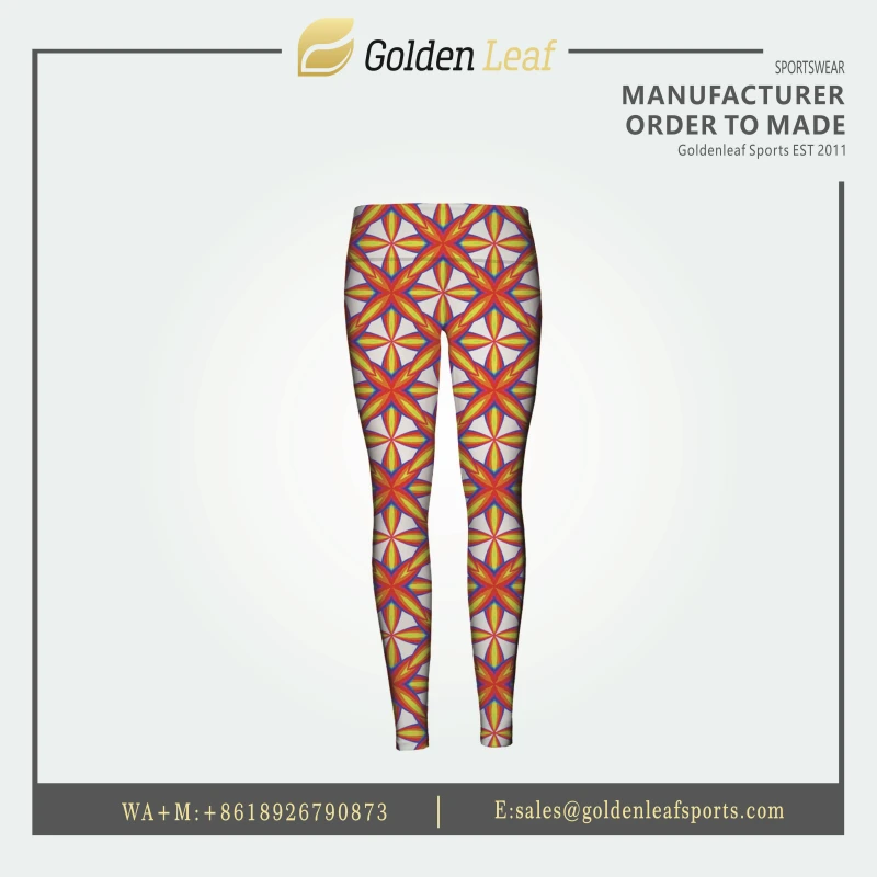 Custom Women Gym Sports Fitness Leggings High Waist Yoga Pants