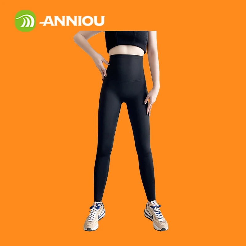 Wholesale Autumn and Winter Women's High Elastic Micro Compression Slim High Waist Slim Fit Delicate Soft Yoga Pants