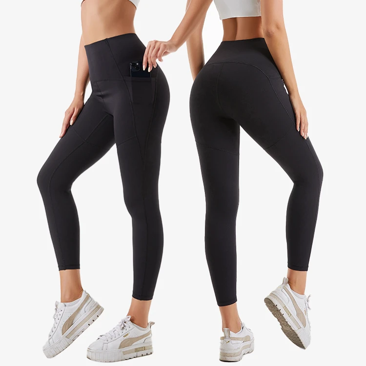 Workout Yoga Leggings Sport Leggings Women Gym Yoga Pants Fashion High Waist Leggings Yoga Pants With Pockets Tummy Control