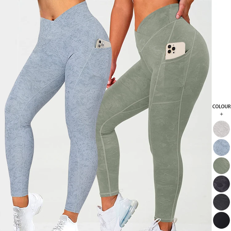 Wholesale Custom Women's Leggings High-waisted Gym Activewear Hip Lift Yoga Pants Elastic Compression Curl Seamless Yoga Leggin