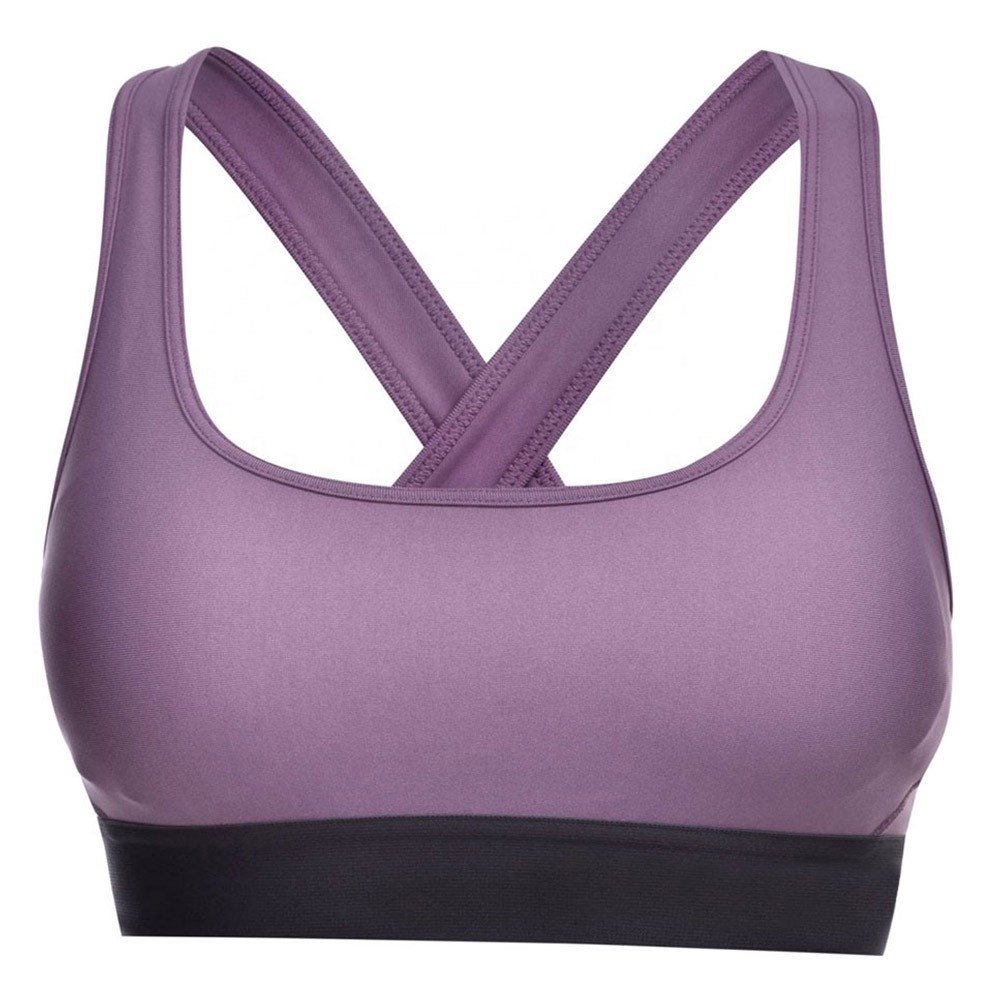 Comfortable Lightweight Fitness Sports Bra Made With Spandex / Nylon Material Keeps You Dry And Fresh During Gym