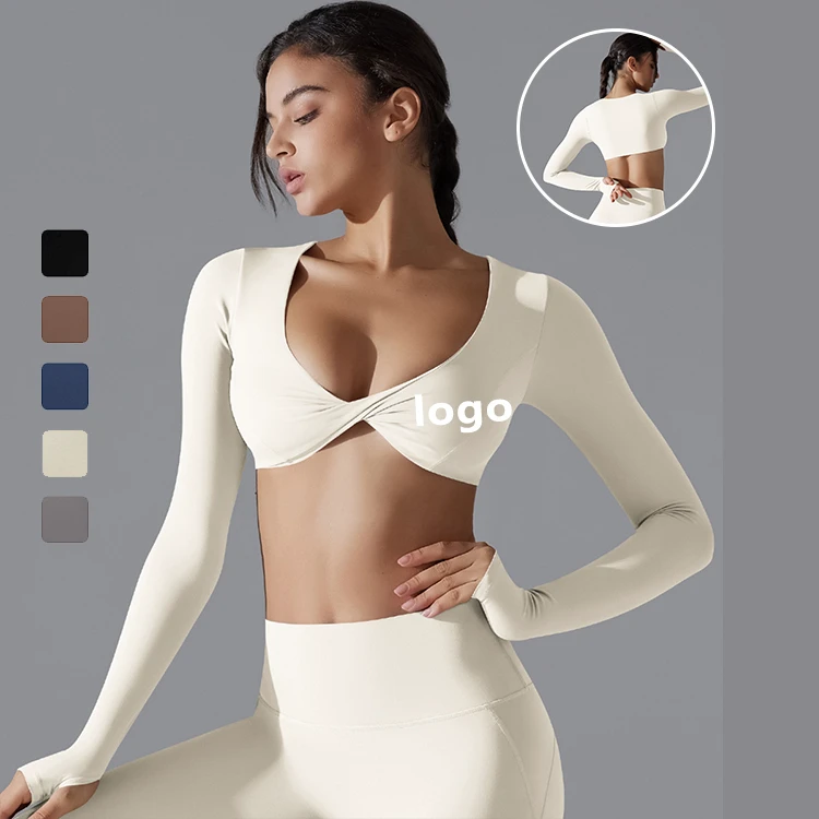 New Solid Colour Reversible Nylon Sexy Sports Underwear Tight High Elastic Fitness Yoga Clothing Bra
