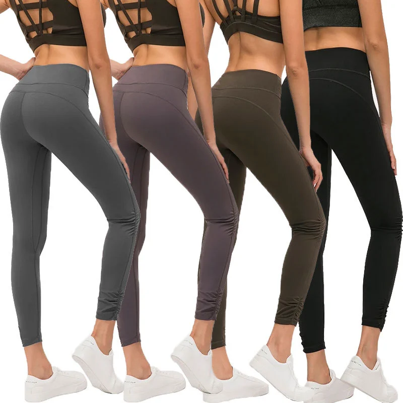 High Waist Tight Sports Outfits Seamless Yoga Leggings Fitness Gym Leggings Women Yoga Pant
