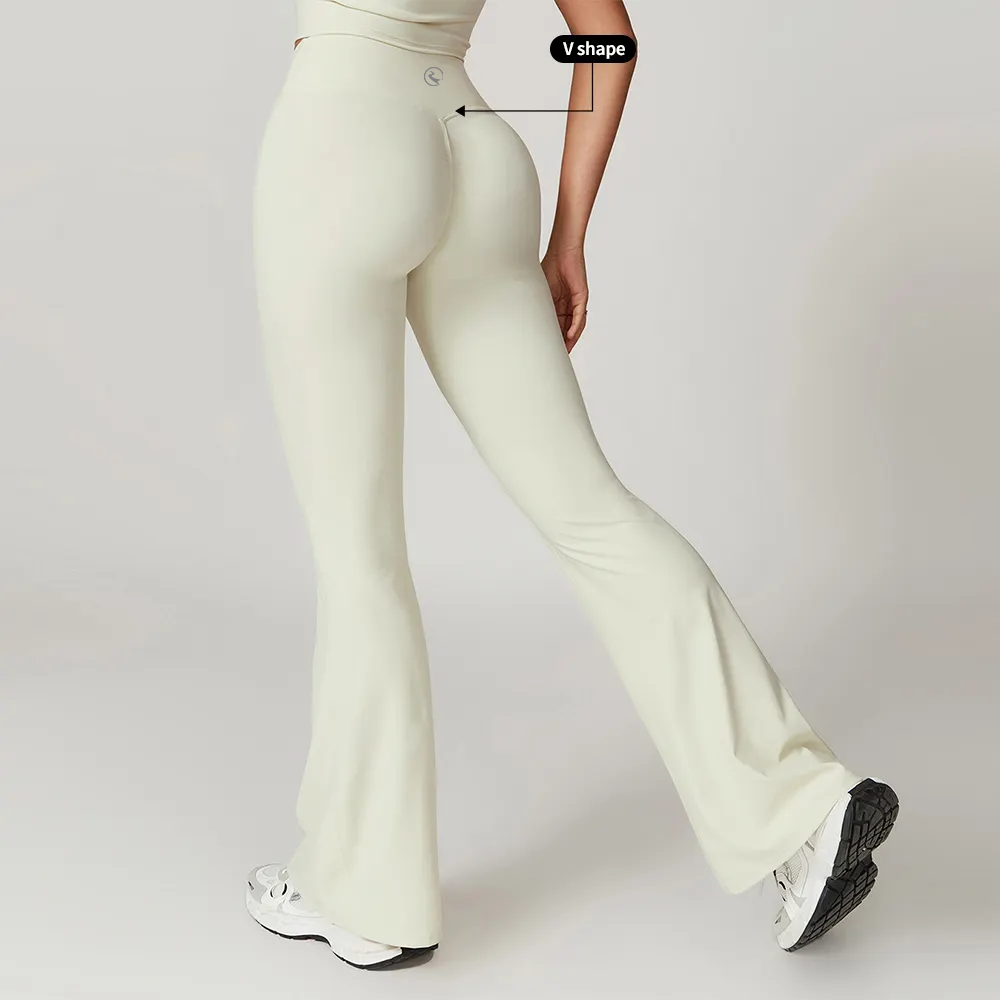 New Listing Tights for Women Flared Leggings Butt Lifter Soft Comfortable High Waist Yoga Leggings Fitness Yoga Pants