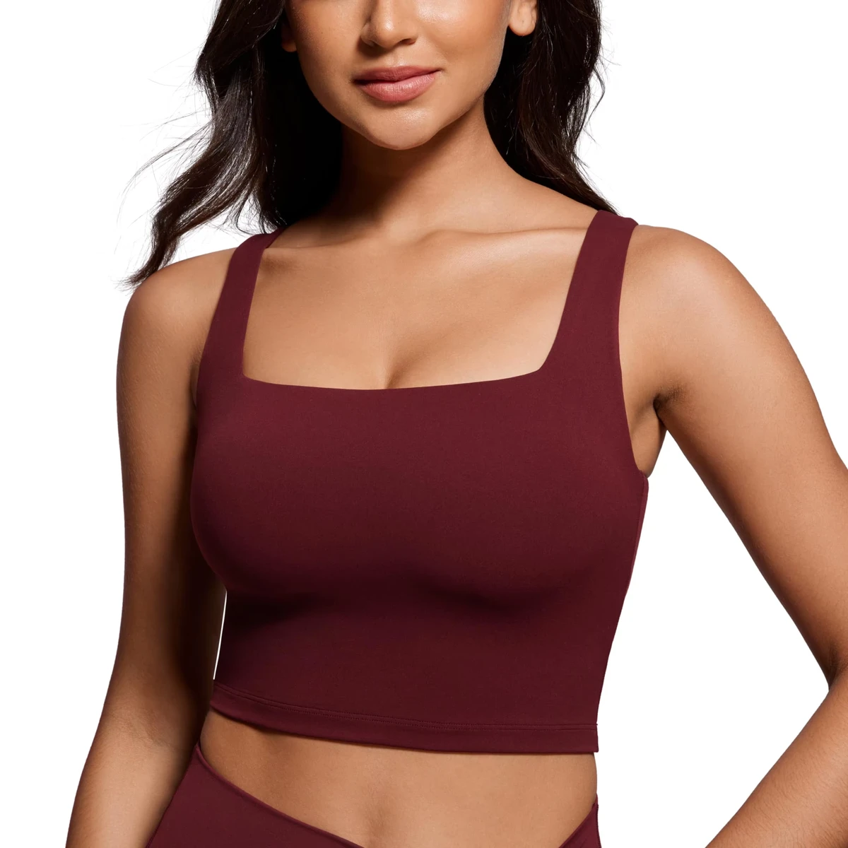 Custom Stretch High Support Training Running Sports Bra Women's Breathable Yoga Top