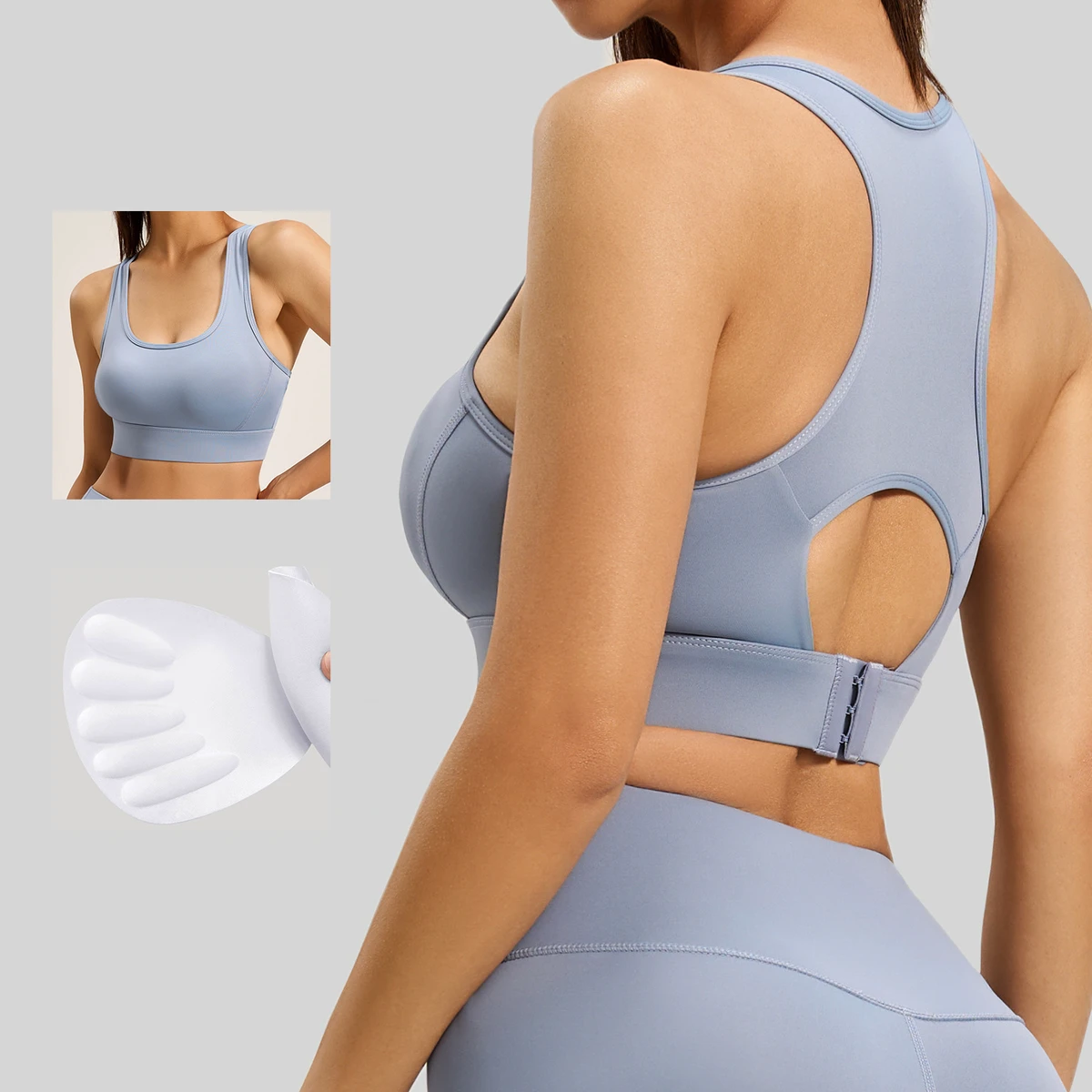 New High-strength Shock-proof Sports Bra for Women with Adjustable Breasts Casual Jogging Gym Yoga Underwear Tops Custom