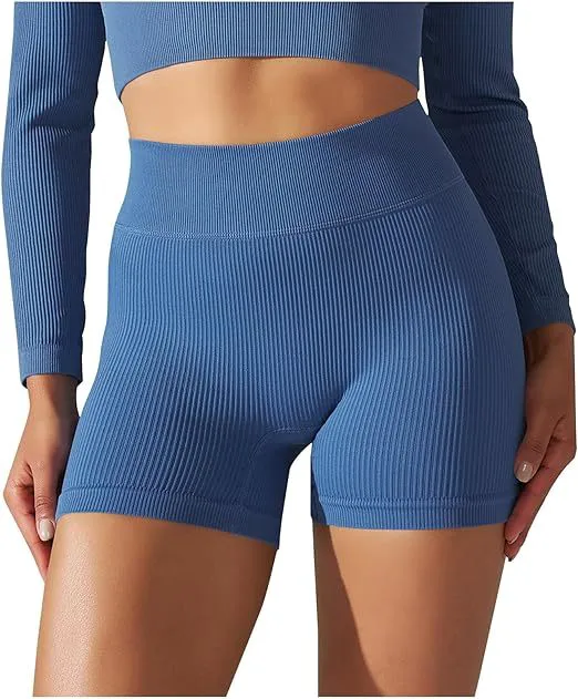 Women's High Waist Gym Fitness Leggings Hot Shorts With Side Pocket Quick Dry Yoga Shorts for Sports Butt Lift Yoga