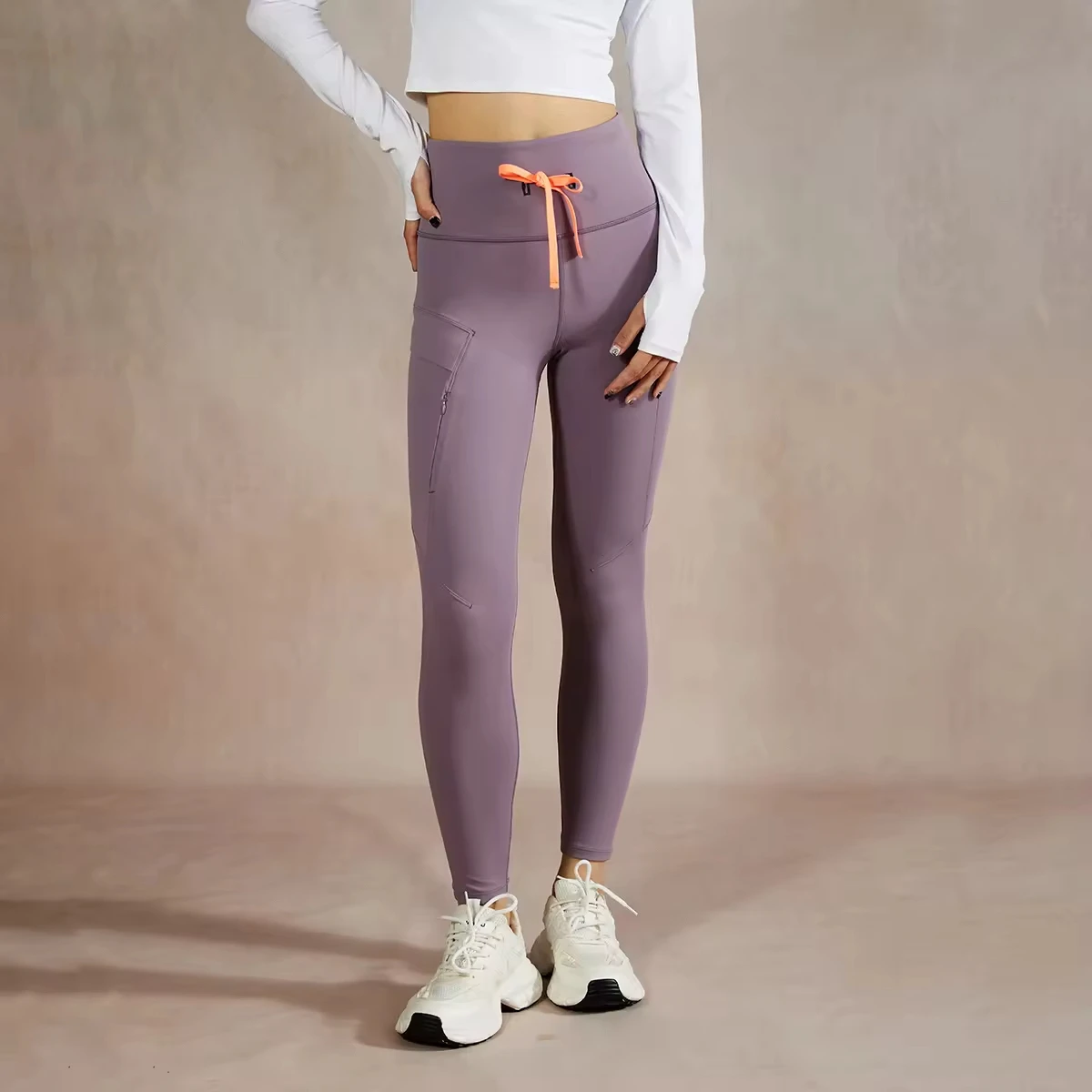 Active Wear Waterproof Four-Way Stretch Breathable High Elastic Waist Eco-Friendly Women's Gym Yoga Leggings
