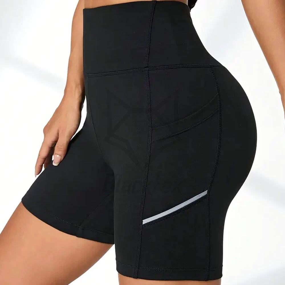Women's Slim Fit High Waist Athletic Compression Shorts Quick Dry and Breathable with Pockets for Yoga Workout Running