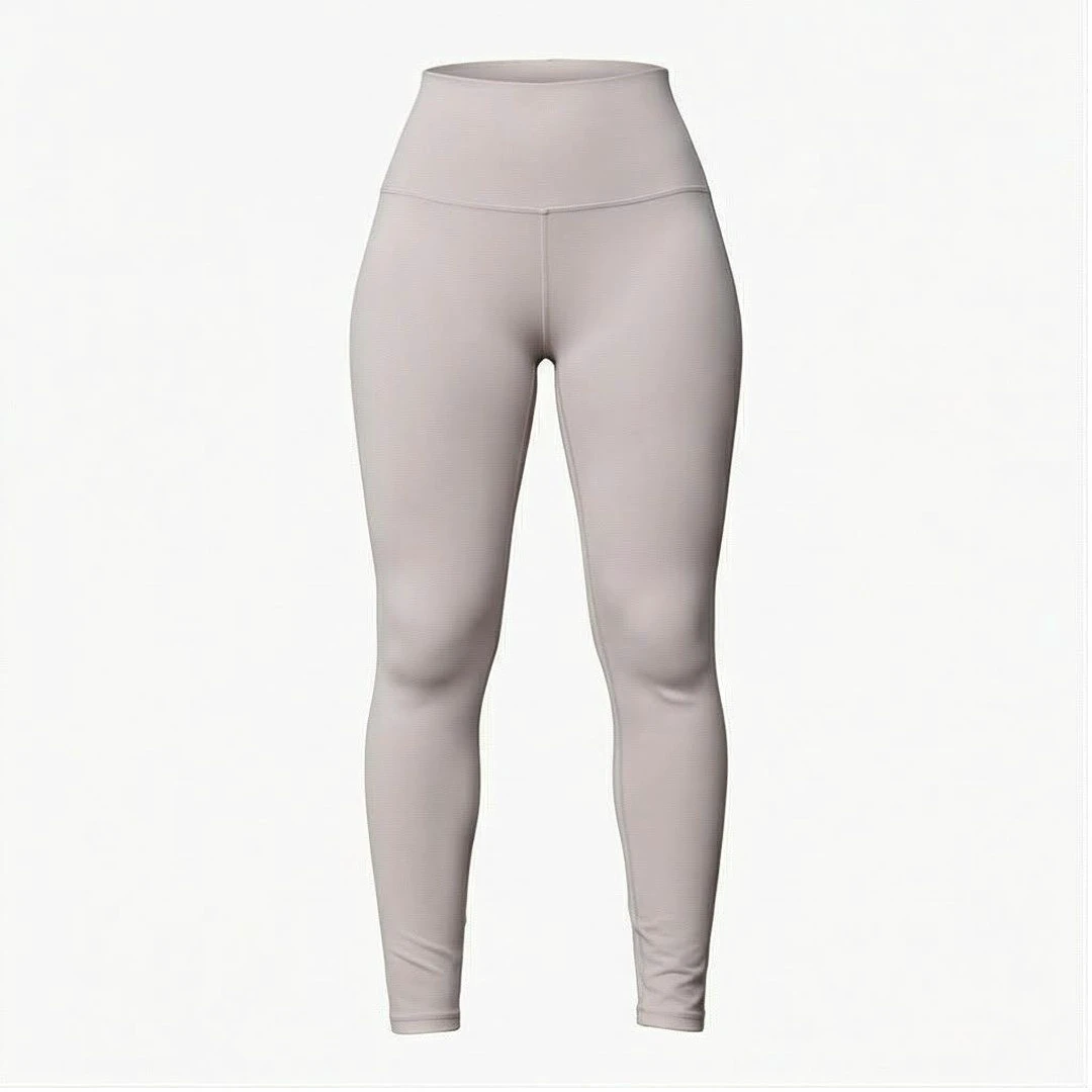 High Waist Seamless Full Length Yoga Leggings Solid Color Four-Way Stretch Women's Activewear Spandex Polyester