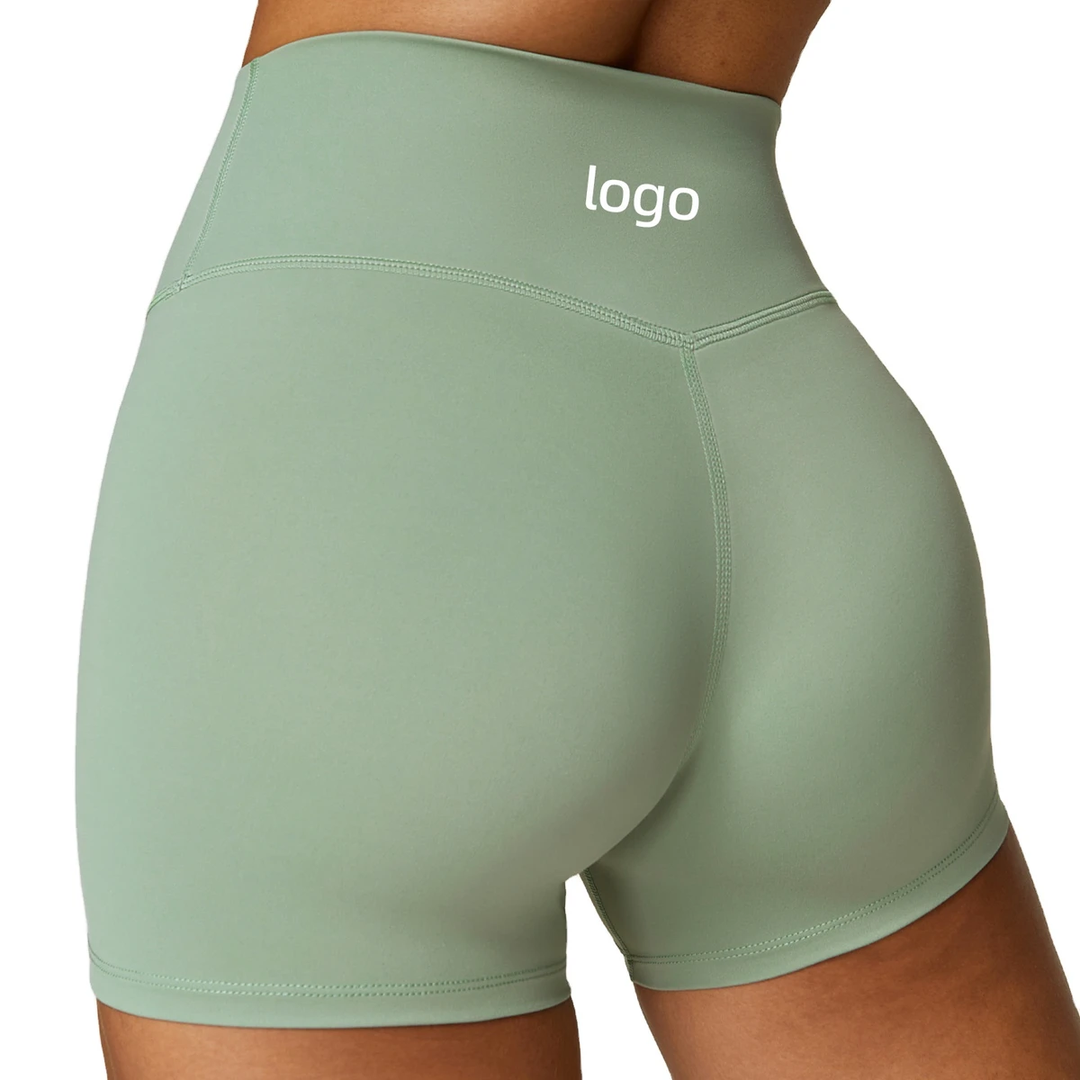 High-Quality High-Stretch Yoga Shorts for Women, High-Waisted Tummy Control Fitness Pants, Butt-Lifting Running Sports Shorts