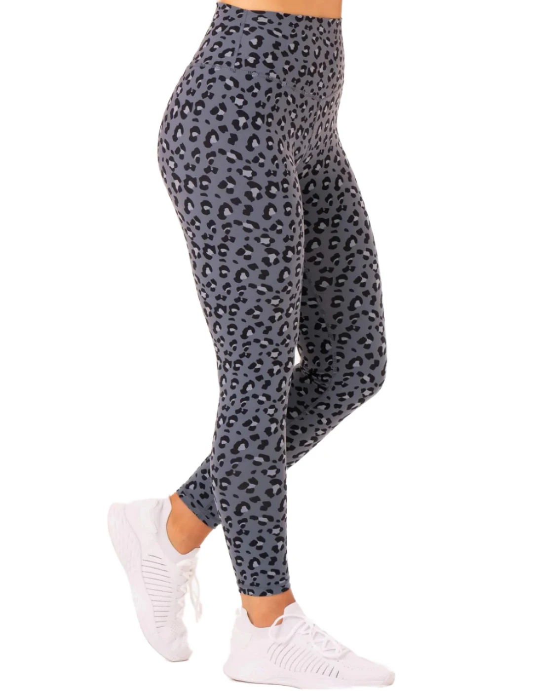 Women's Sexy Gym Tights Four Way Stretch Sport Yoga Pants Wholesale Leopard High Waist Elastic Closure Ankle-Length