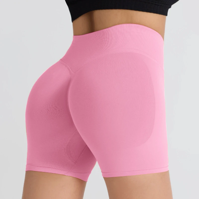 Seamless Solid Yoga Pants High-Waisted Quick-Dry Breathable Eco-Friendly Spandex/Cotton Fitness Workout Sportswear Gym Running