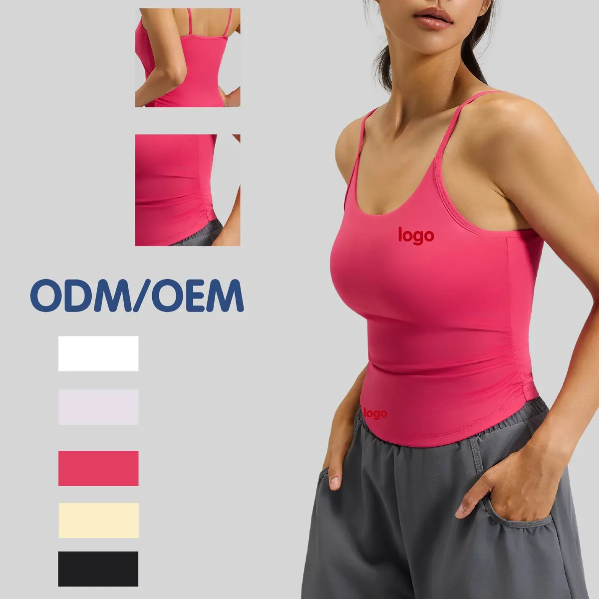 Yoga Sports Bra Women Shockproof Adjustable Strap Slim Fit Breathable for Fitness Workout OEM Manufacturer