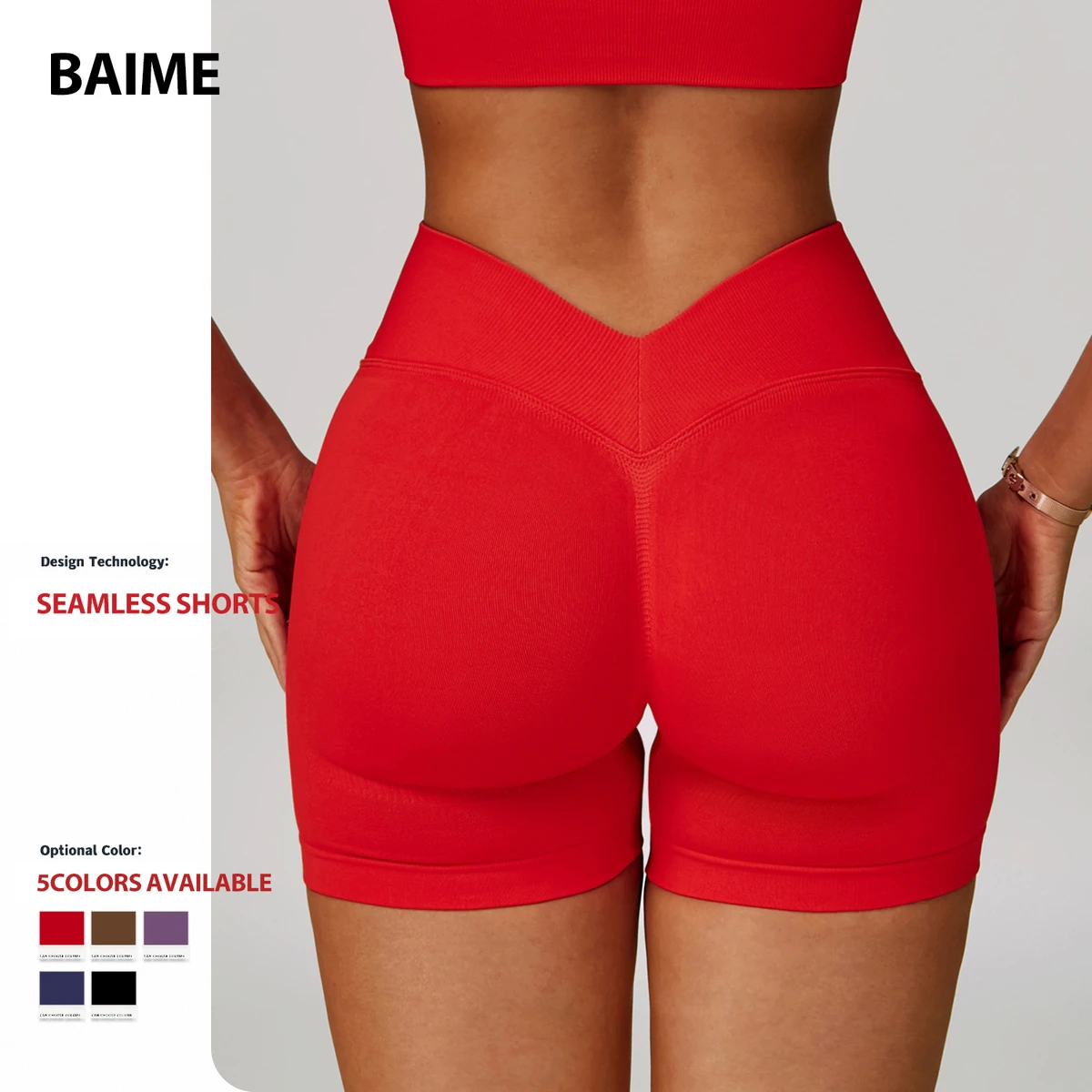 Women Skin-friendly Comfortable Yoga Shorts Breathable Sports Fitness Yoga Shorts Tight Yoga Pants