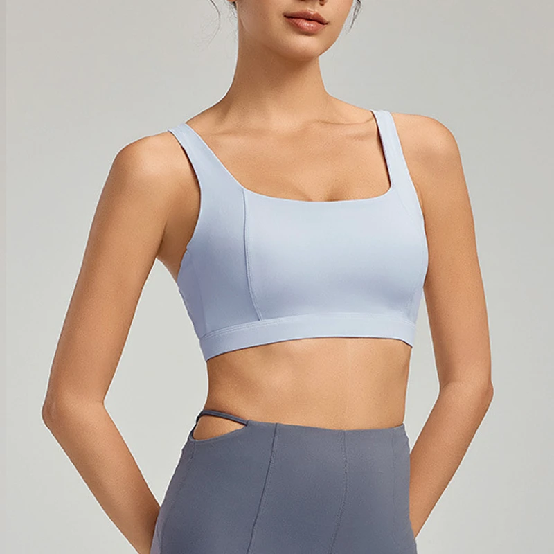 Women's High Support Plus Yoga Size Sports Bra Breathable Women Workout Vest Tops for Gym Yoga Fitness
