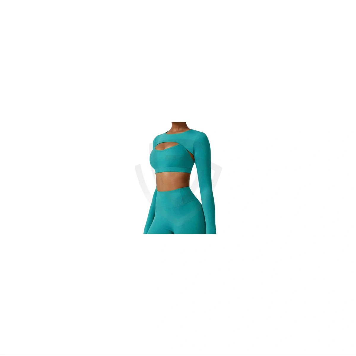 2-Piece Women's Gym Sportswear Set Elastic Waist High Waist Shorts Sports Bra Crop Tank Solid Pattern Front Logo Anti-Bacterial