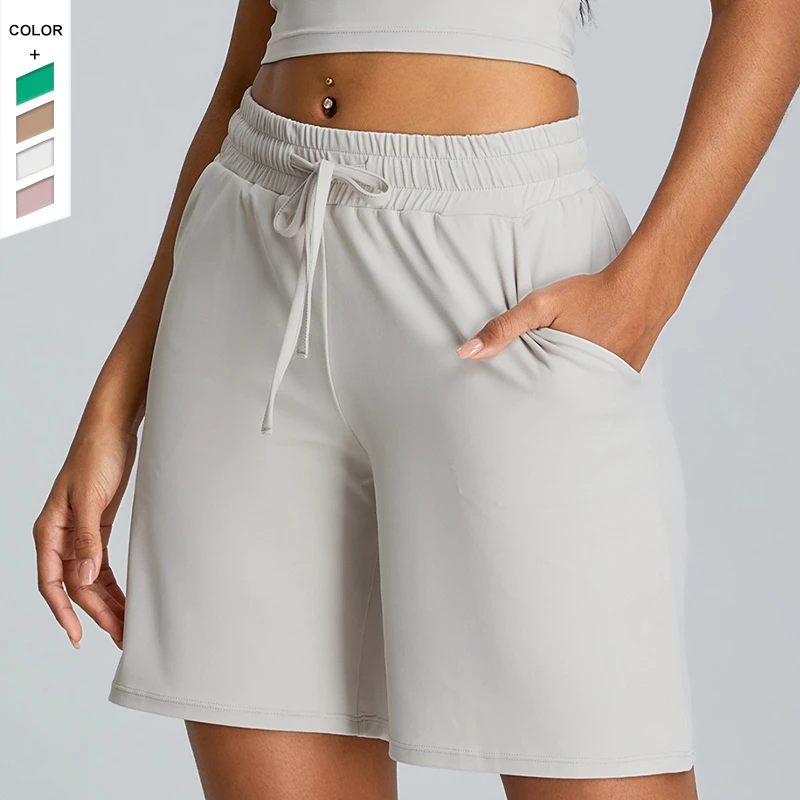 New Relaxed Sports Breathable Shorts Women's Five Points Yoga Pants Wear Fast Drying Outdoor Running Fitness Shorts