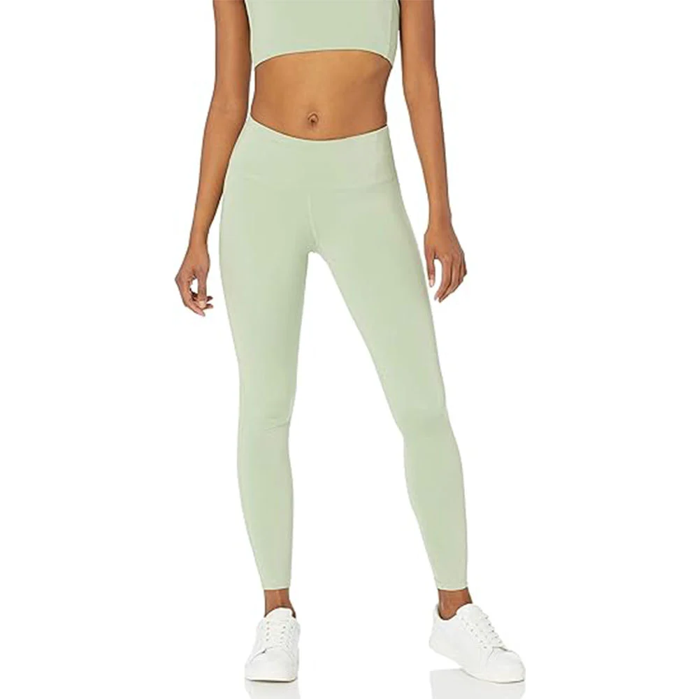 High-waist Tummy Control Hip Leggings Sports Yoga Fitness Pants Quick-dry Cropped Leggings Base Pants