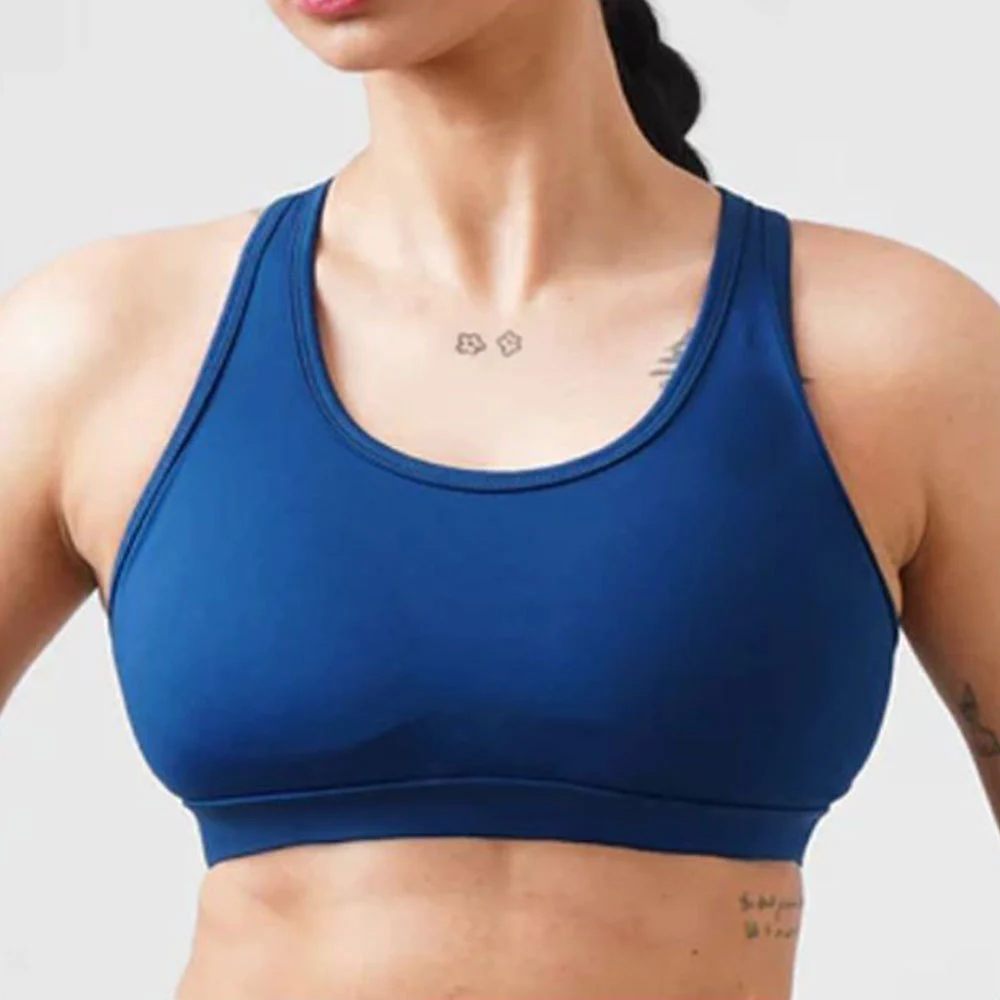 Women's High Support Breathable Workout Sports Bra Gym Yoga Fitness Active Wear Top Racerback Sports Bra
