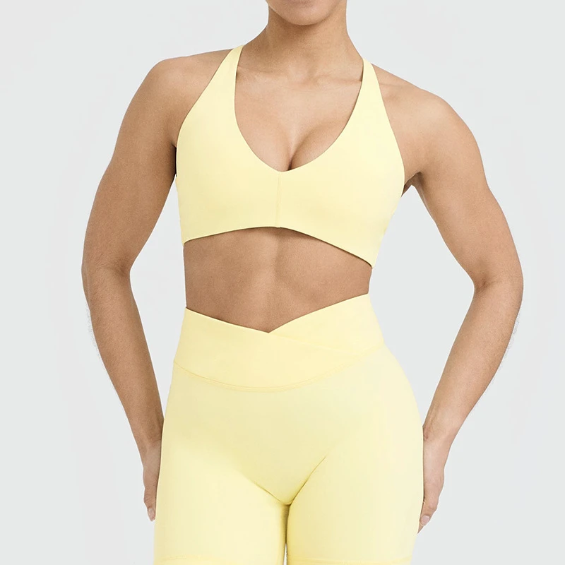 Summer Sexy Running Shockproof Beautiful Back Yoga Bra Fitness Top High Support Sports Bra for Women