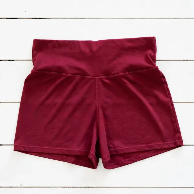 Fitness High Waist Athletic Yoga Shorts Women Sexy Tummy Control Workout Running Butt Lifting Yoga Shorts