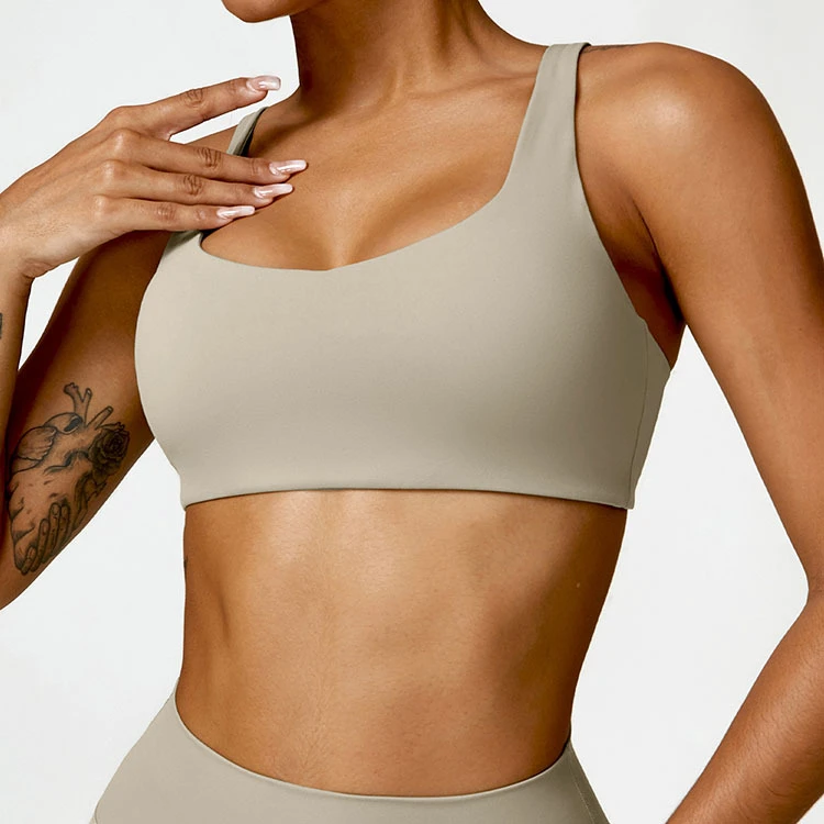 Wholesale Women`s High Support Sports Bra Custom logo Breathable Sports Fitness Gym Bra for Women