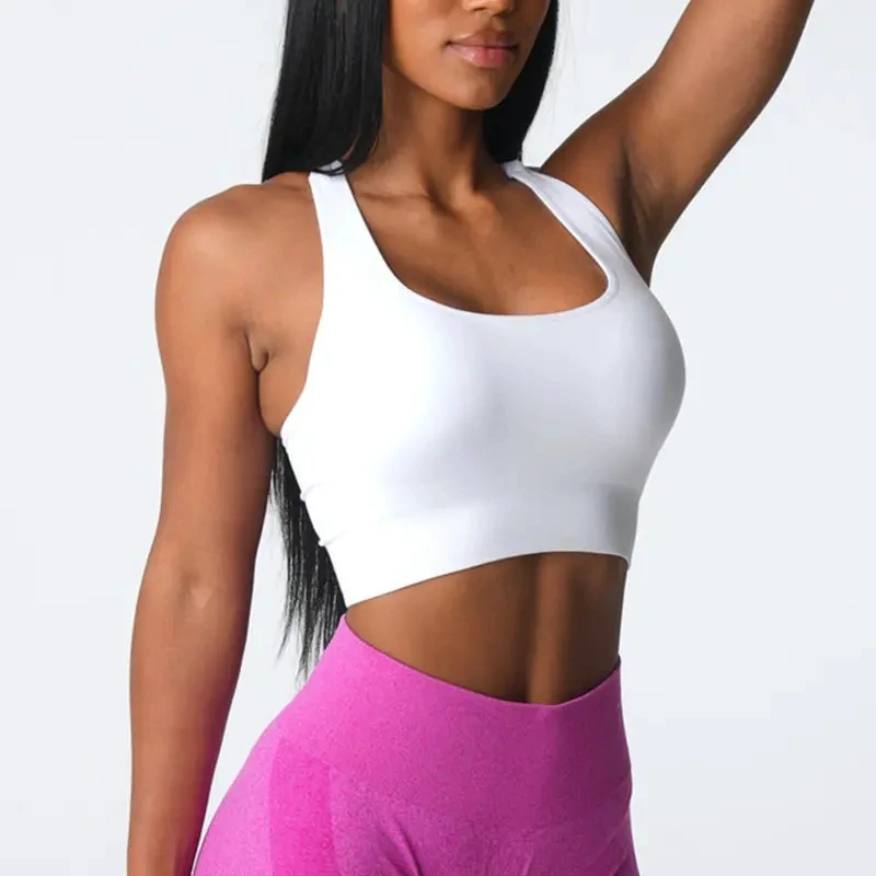 Wholesale Manufacturers Gym Athletic Wear Sports Bra Workout Girl Yoga Black Seamless Bra for Women