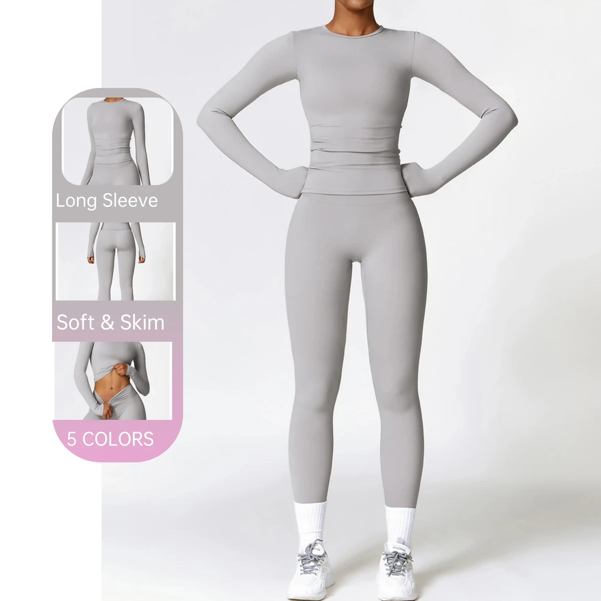Custom Autumn Yoga Sports Workout Premium Womens Gym Fitness Sets Wear Women Sportswear 2024 Clothing Gym Activewear For Women