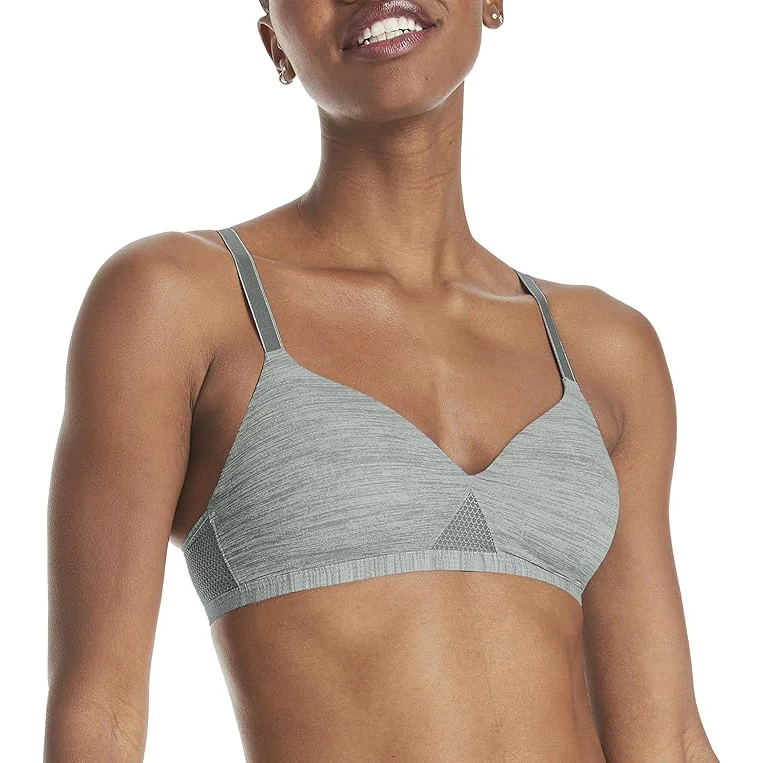 Cooling Sports Bra Women Breathable Mesh Panels Seamless Racerback Removable Pads High Support Quick Dry Yoga Gym Wear