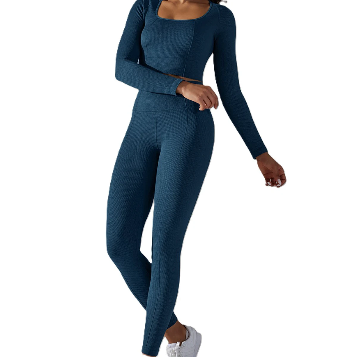 Custom High Quality 2 Piece Solid Fitness Clothing Sportswear Gym Leggings & Sports Shorts Bra Women Workout Yoga Wear Sets