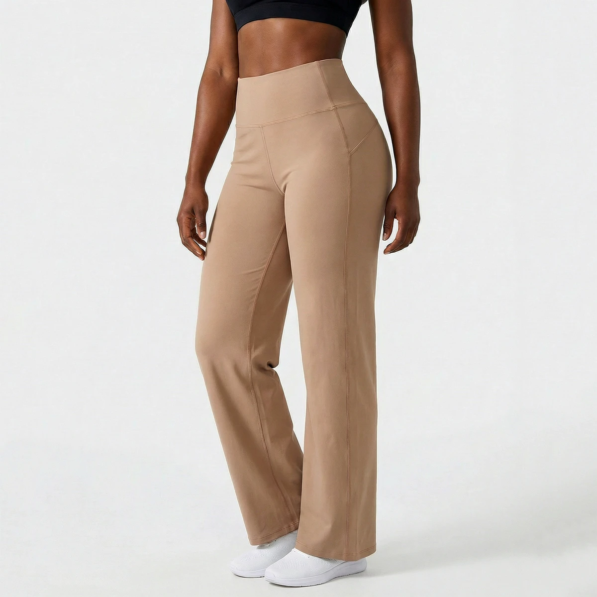 High Waist Plus Size XXL Loose Fit Yoga Pants with Butt Lifting & Tummy Control Full Length Wide Leg Sports Wear