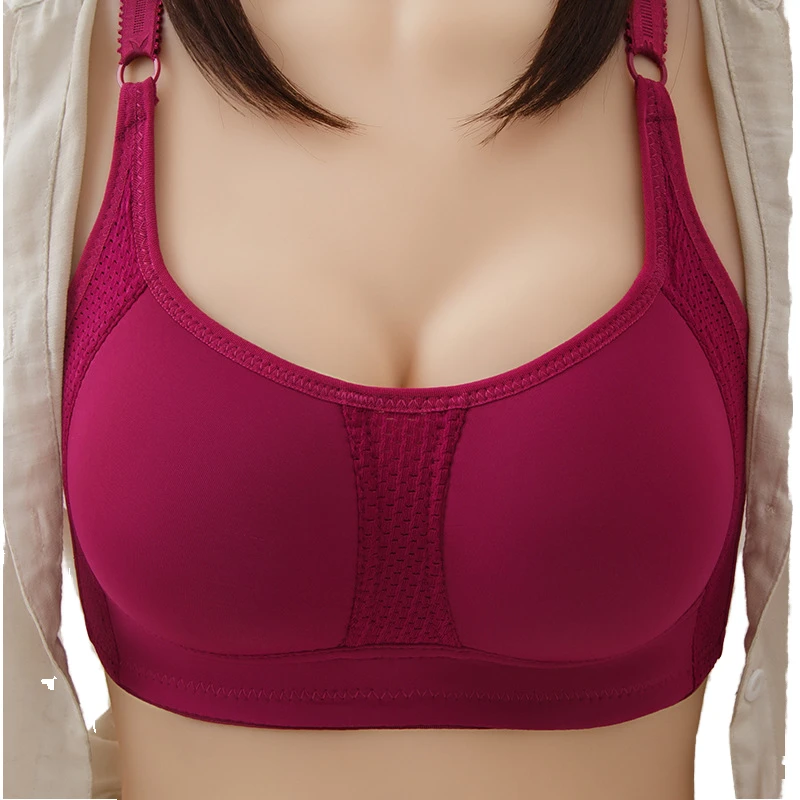 Fitness Breathable Full Cup Underwire Support Adjustable Straps Lace Customized Printing Multi Color Women's Sports Bra Gym Wear