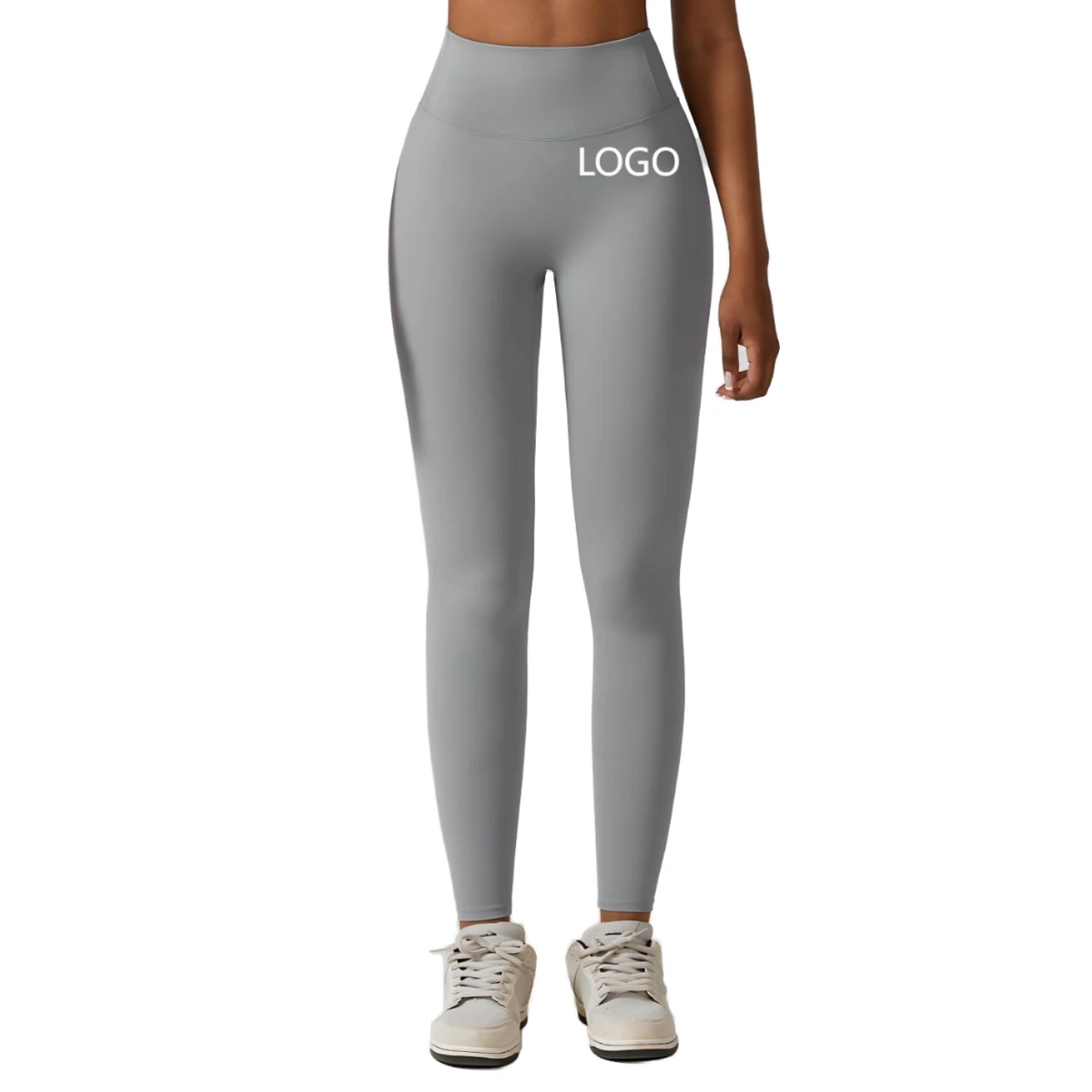 Women's Yoga Leggings High Waist Quick-Dry Breathable Tummy Control Full Length Running Barely-There Soft Nylon Sports Fitness