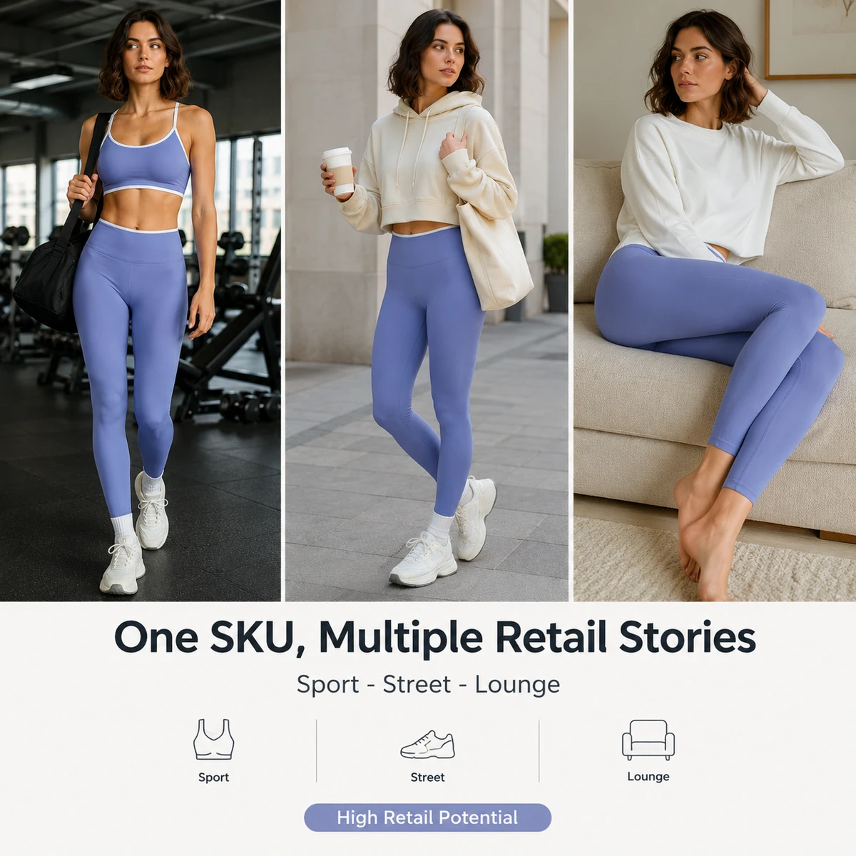 Quick Dry Contrast Trim Seamless Scrunch Leggings Women Butt Lifting High Waist Yoga Pants Training Gym Wear