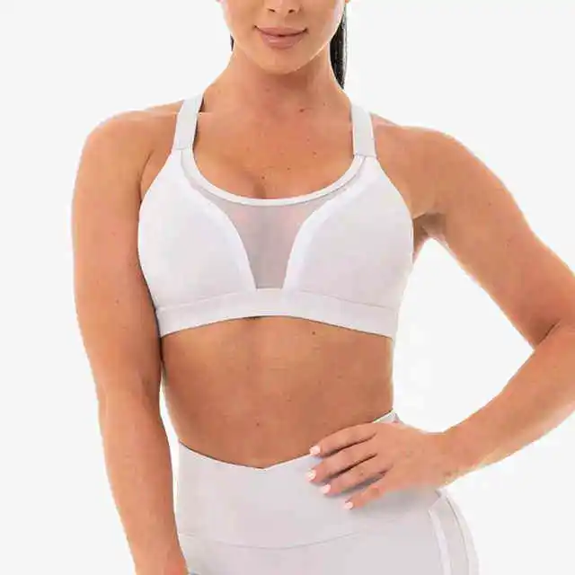 Cheap Price Women Sports Bra Wholesale Seamless Yoga Running Spandex Blend Comfortable Quick Dry Medium Support Fitness Bra