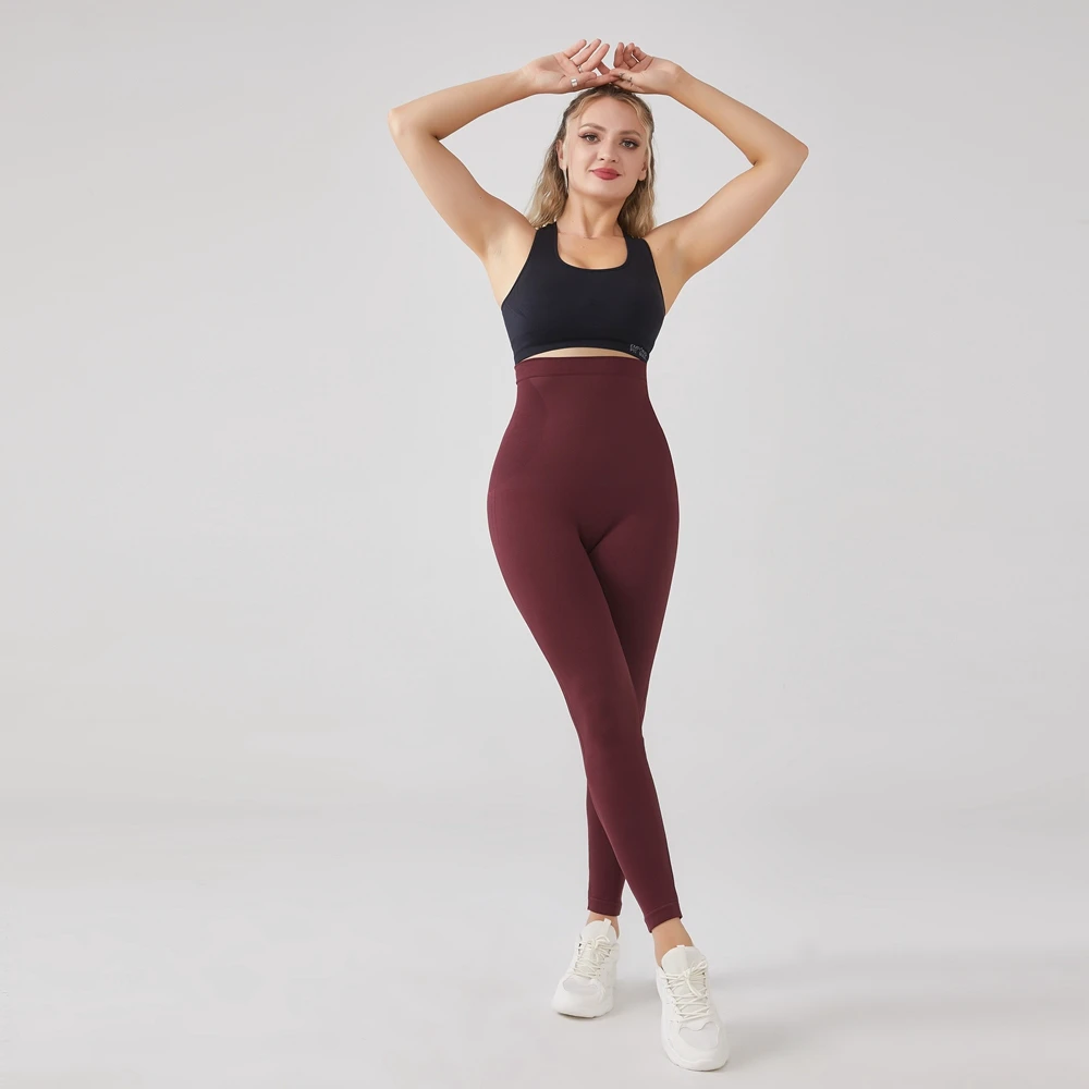 Women Shapewear Leggings Custom High Quality OEM Tummy Control High Waist Seamless Quick Dry Legging Gym Fitness Yoga Pants